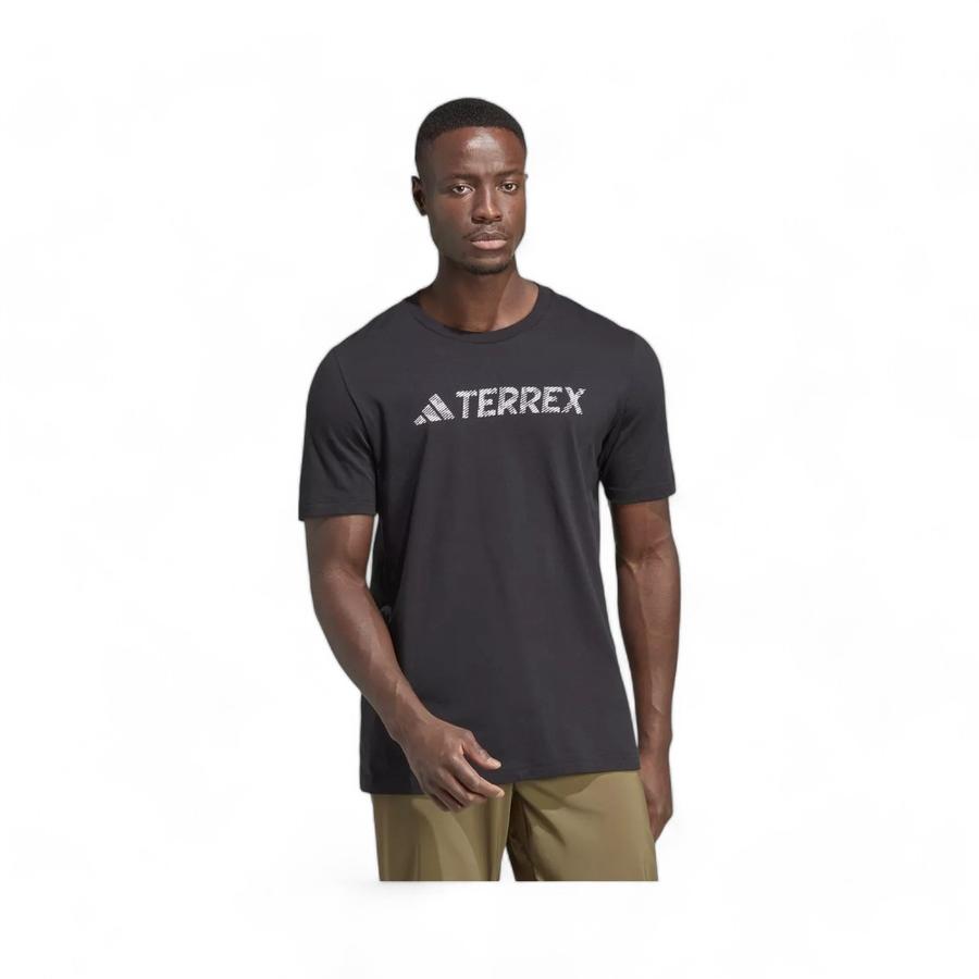 
                                Polera Hombre Adidas Terrex Classic Logo Negro                            