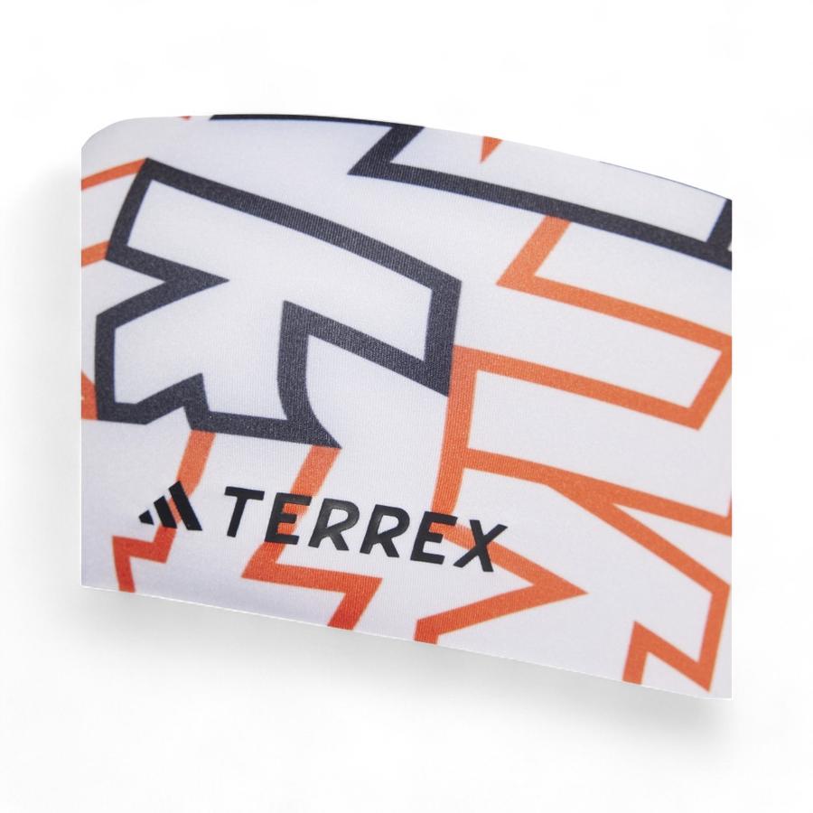 Banda Para Cabeza Adidas Terrex Aeroready Blanco/Naranjo