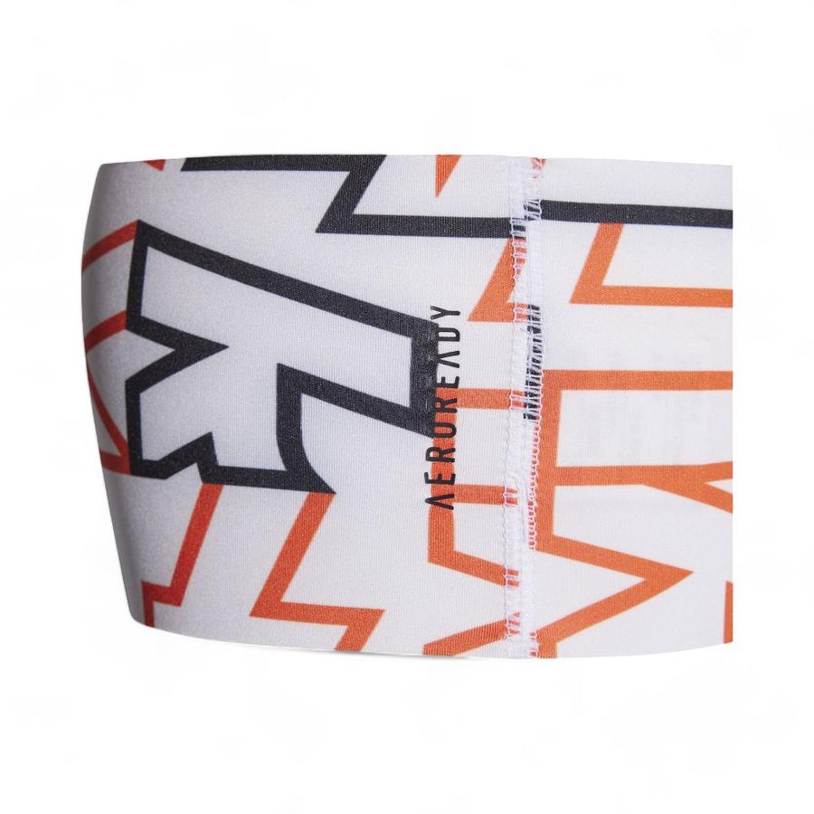 Banda Para Cabeza Adidas Terrex Aeroready Blanco/Naranjo