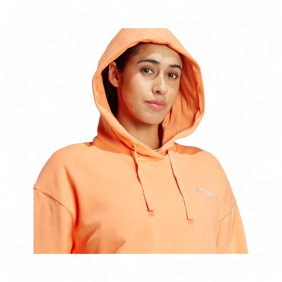 Polerón Mujer Adidas Terrex IS7227 Hoodie Naranjo