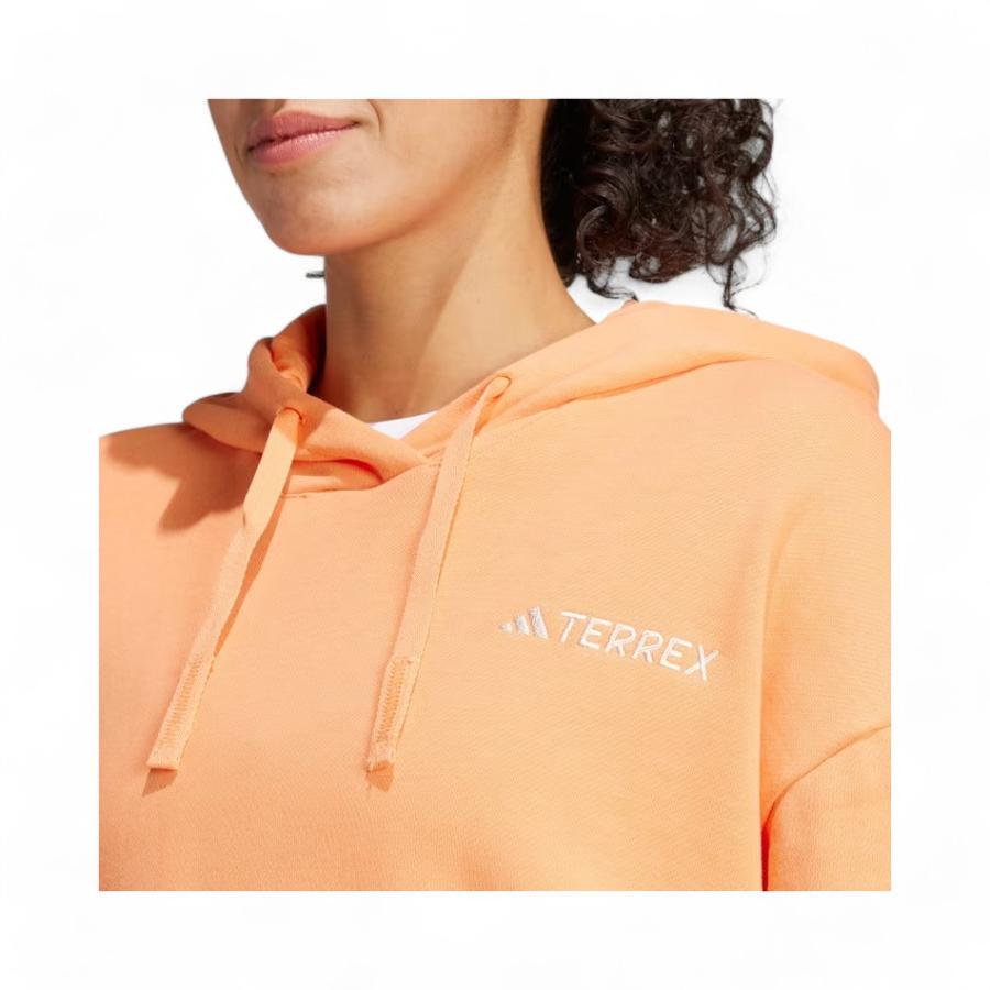 Polerón Mujer Adidas Terrex IS7227 Hoodie Naranjo