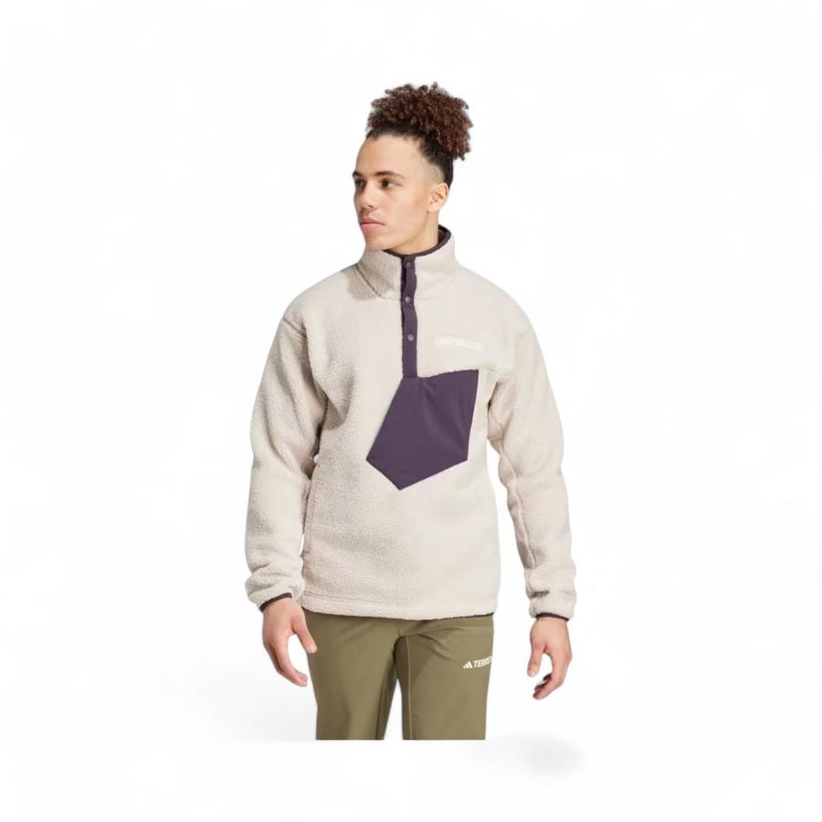 
                                Polar Hombre Adidas Terrex Xploric Fleece Gruesa Beige                            