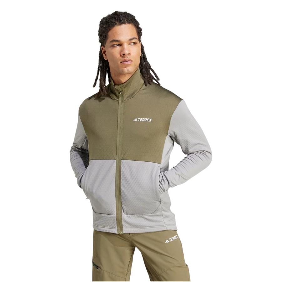 Chaqueta Outdoor Hombre Adidas Terrex Olivo
