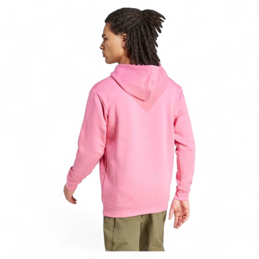 Poleron Capucha Logo Hombre Adidas Terrex Rosado