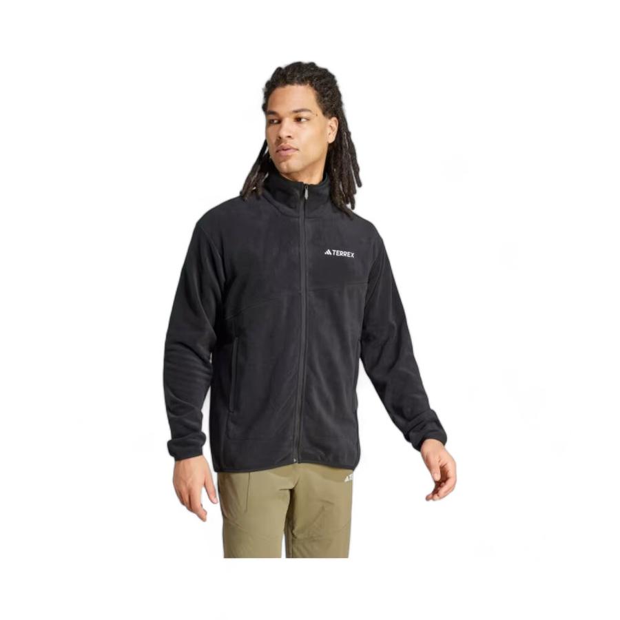 Chaqueta Outdoor Hombre Adidas Terrex Fleece Negro