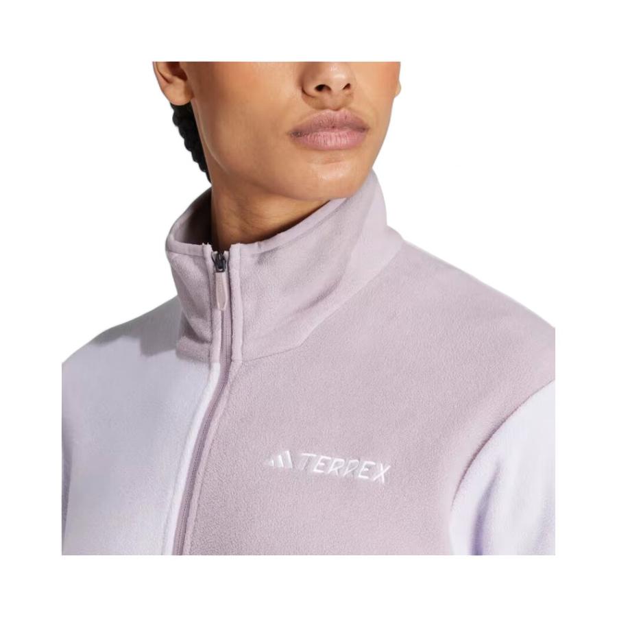 Chaqueta Outdoor Mujer Adidas Terrex Fleece Morado