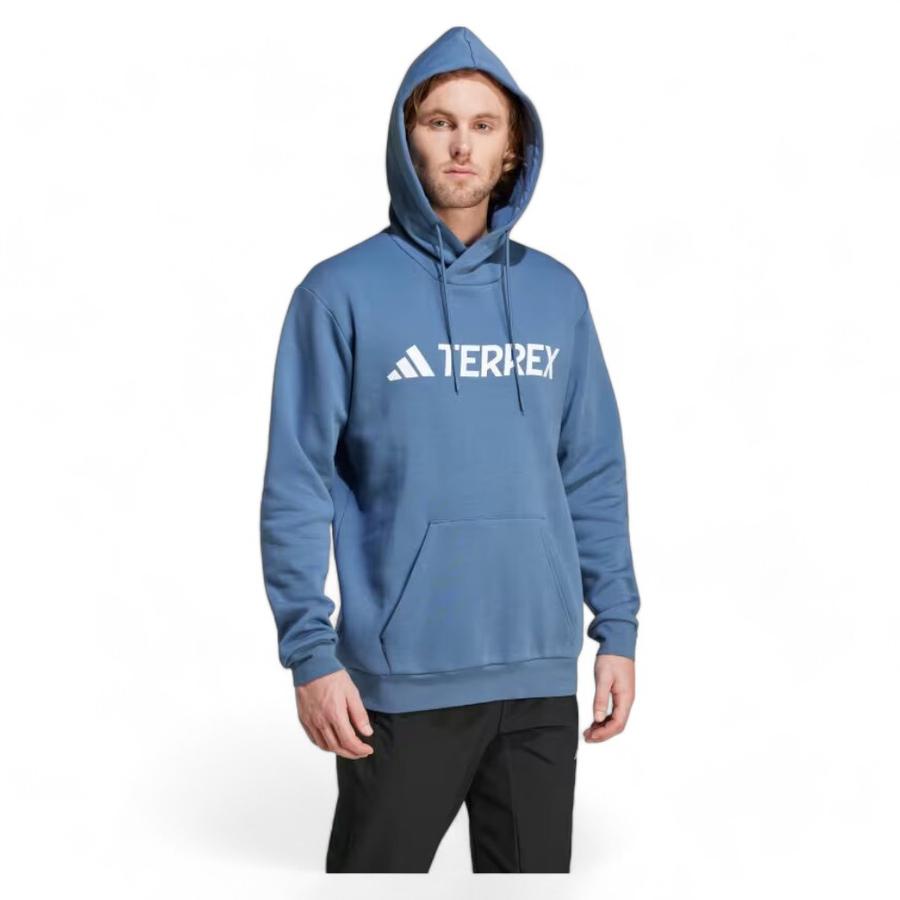 Polerón Capucha Hombre Adidas Terrex Azul