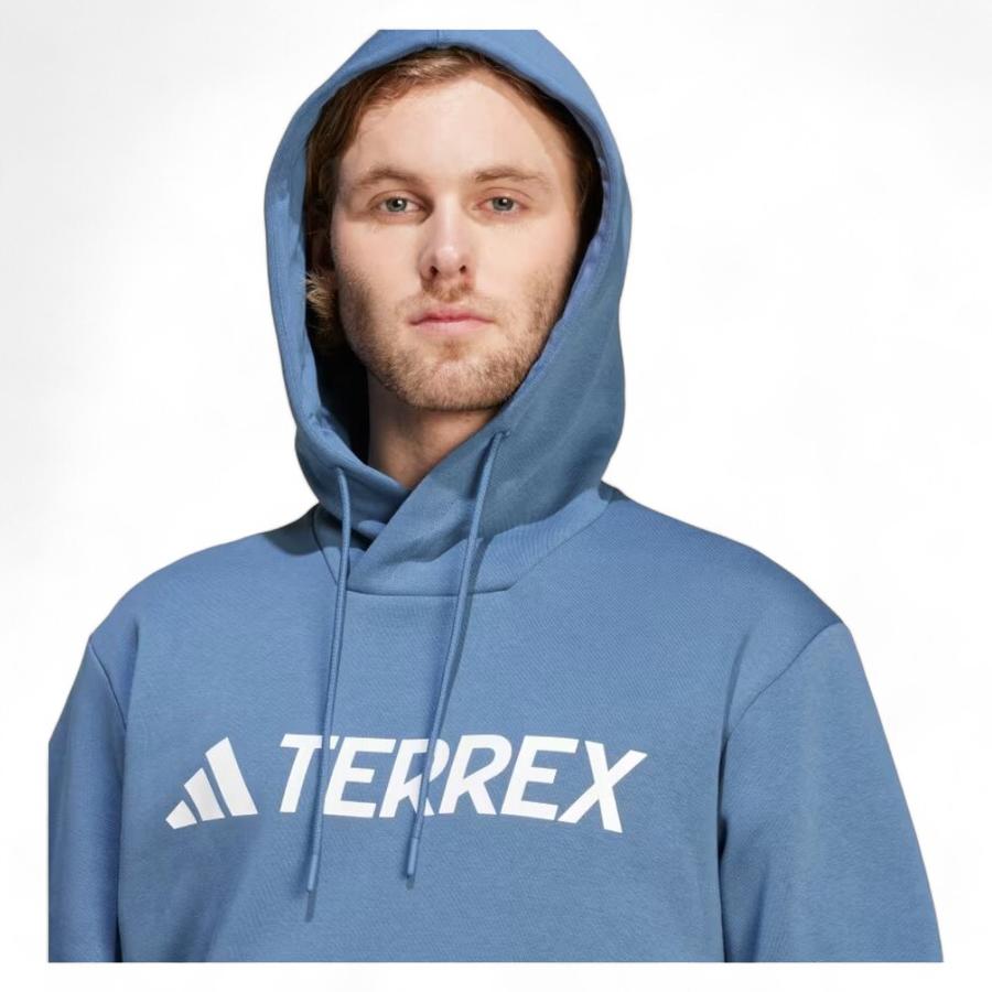 Polerón Capucha Hombre Adidas Terrex Azul