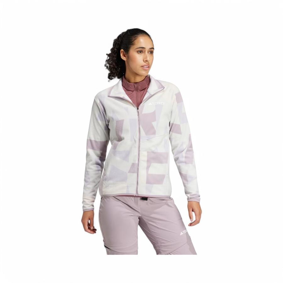 Polar Mujer Adidas Terrex Multi Printed Gris/Lavanda