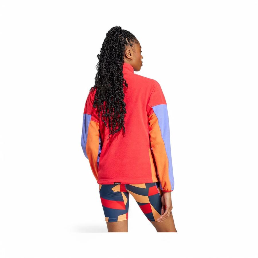 Chaqueta Mujer Adidas Terrex Anorak Multi Purpura/Rojo