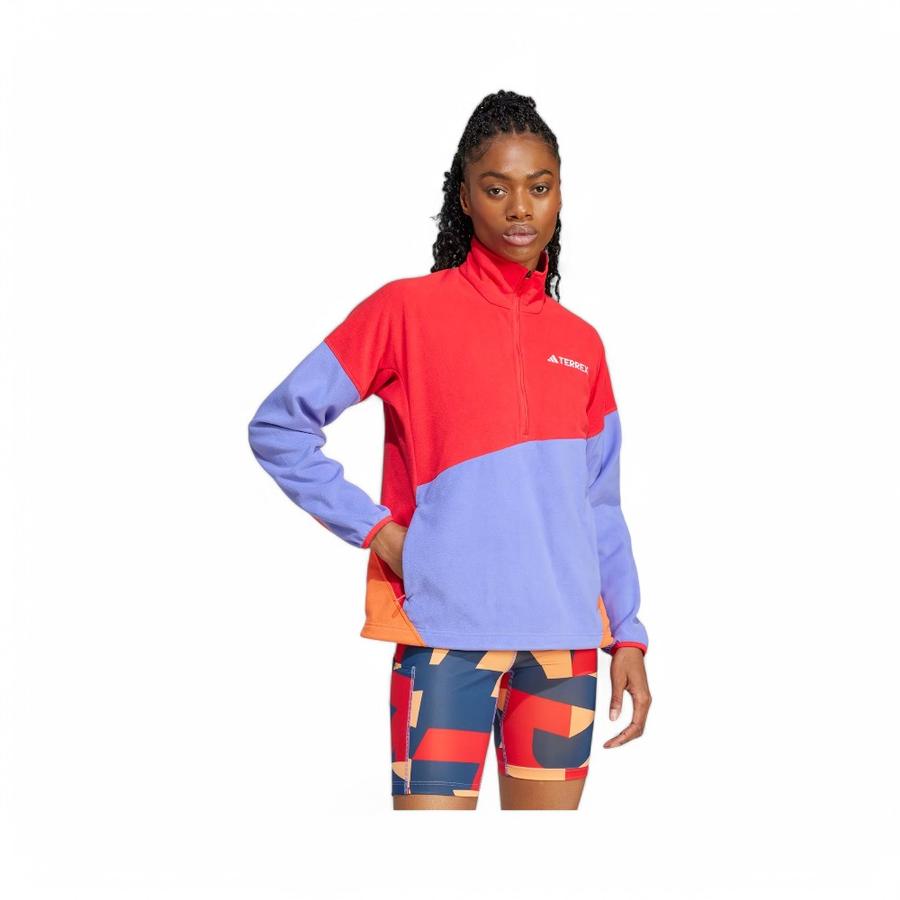 Chaqueta Mujer Adidas Terrex Anorak Multi Purpura/Rojo