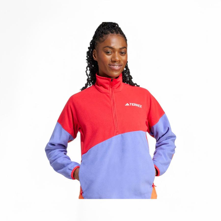 Chaqueta Mujer Adidas Terrex Anorak Multi Purpura/Rojo