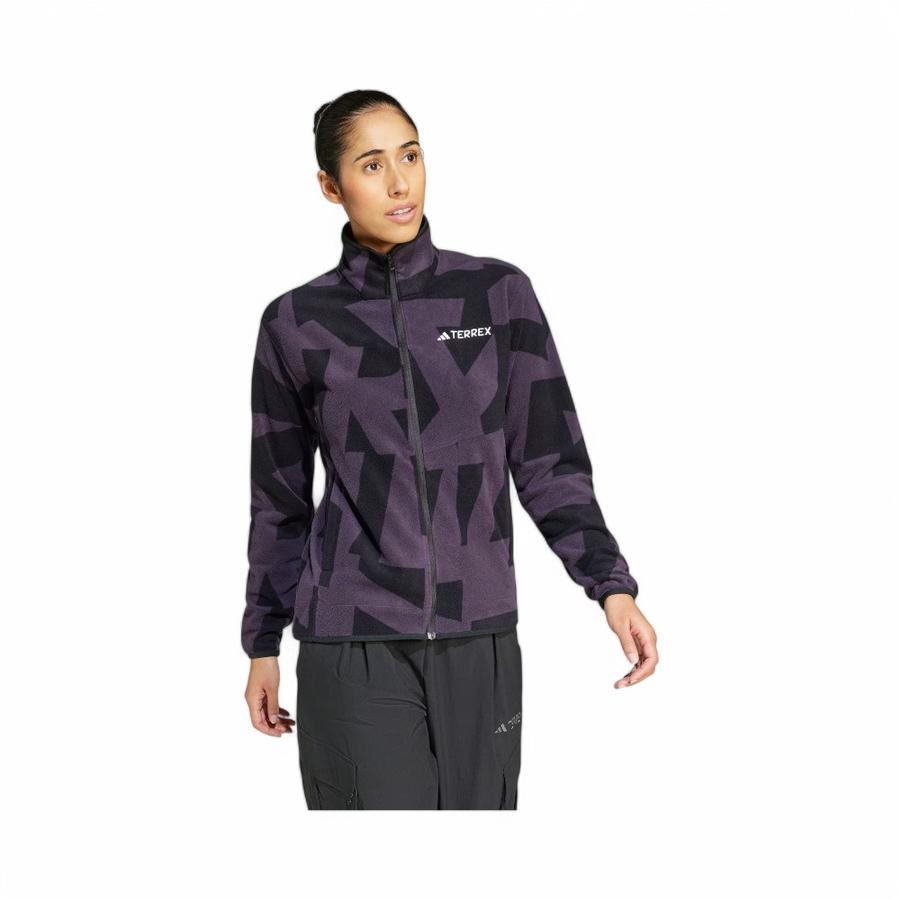 Chaqueta Mujer Adidas Terrex Multi Printed Negro/Morado