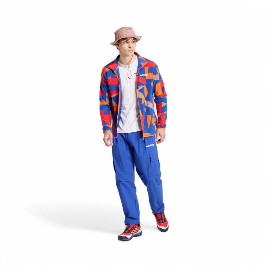 Chaqueta Hombre Adidas Terrex Multi Printed Rojo/Azul