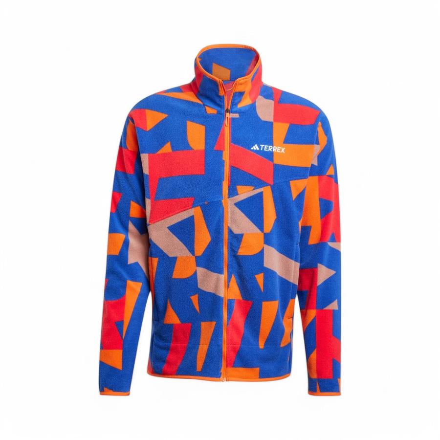 Chaqueta Hombre Adidas Terrex Multi Printed Rojo/Azul