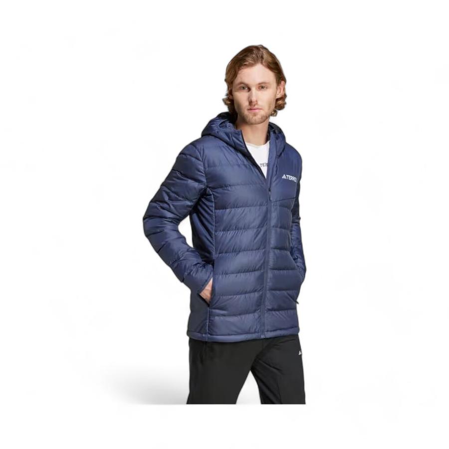 Chaqueta Outdoor Gorro Hombre Adidas Terrex MT Down Azul
