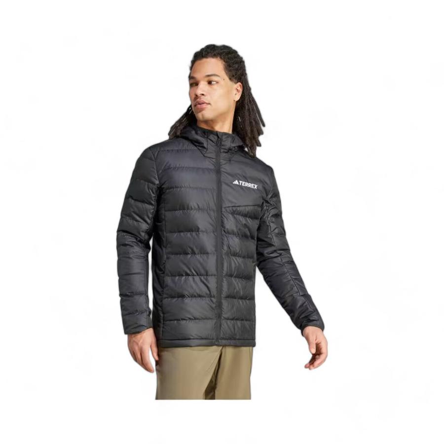 Chaqueta Outdoor Gorro Hombre Adidas Terrex MT Down Negro
