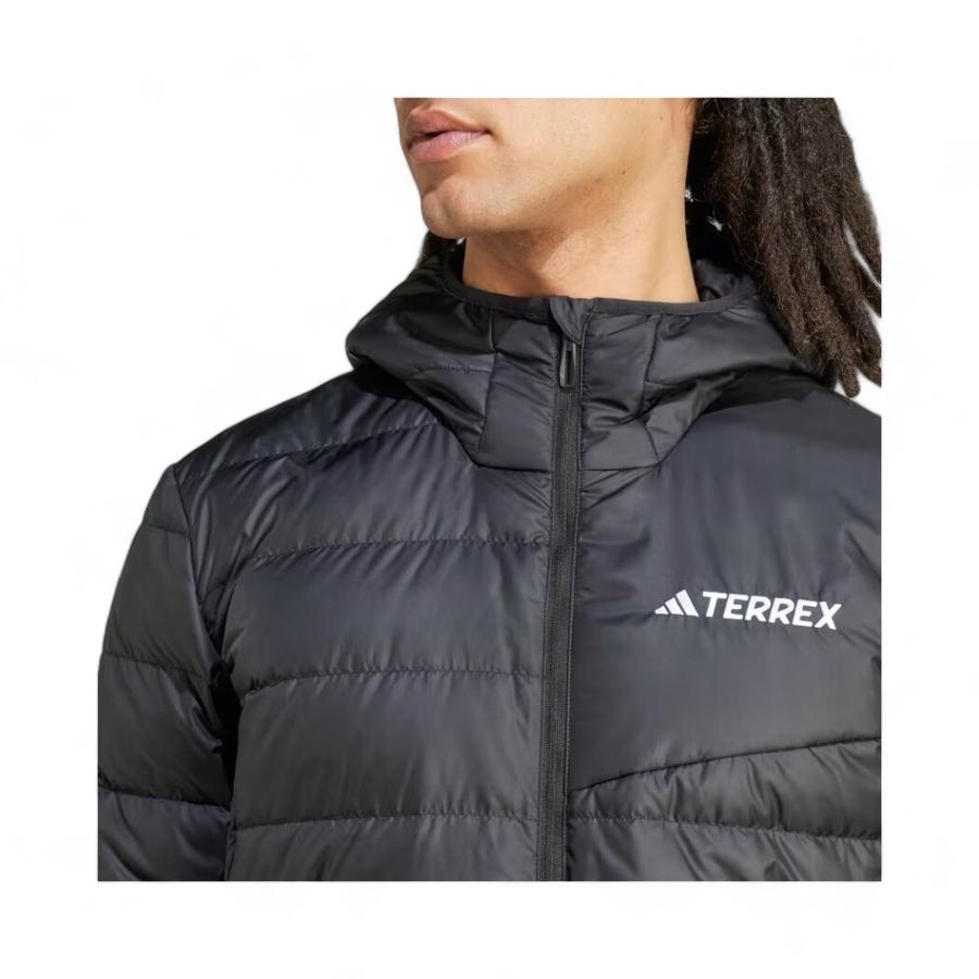Chaqueta Outdoor Gorro Hombre Adidas Terrex MT Down Negro