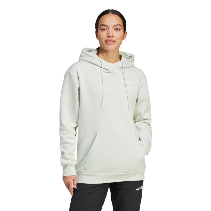 Polerón Con Capucha Mujer Adidas Terrex Verde