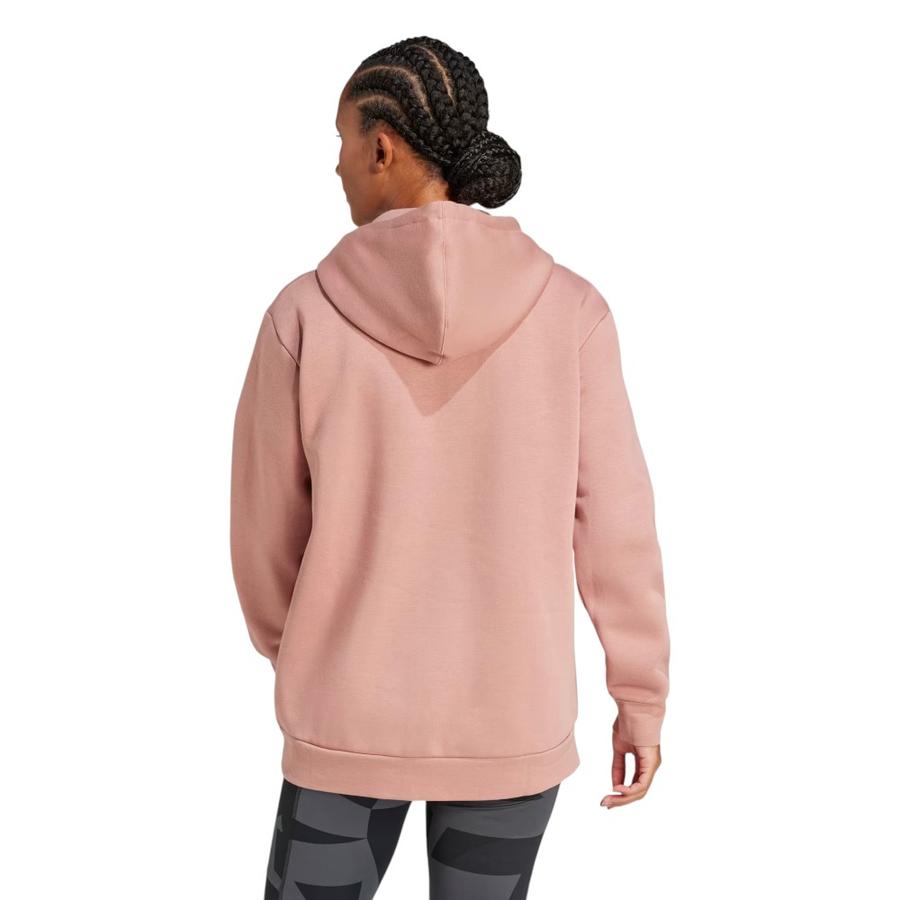 Polerón Con Capucha Multi Logo Mujer Adidas Terrex Rosa