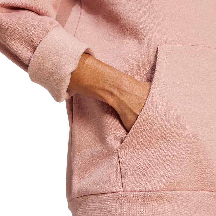Polerón Con Capucha Multi Logo Mujer Adidas Terrex Rosa