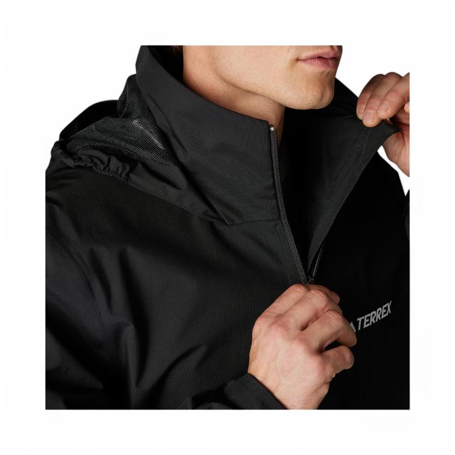Chaqueta Hombre Adidas Terrex Multi Essentials 2L Negro