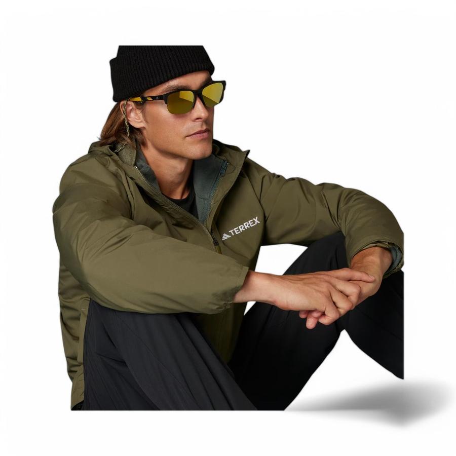 Chaqueta 3 En 1 Hombre Adidas Terrex Multi Essentials Olivo