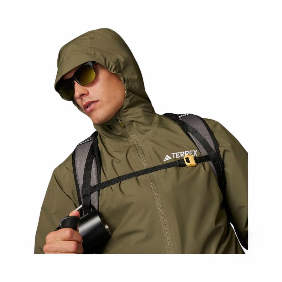 Chaqueta 3 En 1 Hombre Adidas Terrex Multi Essentials Olivo