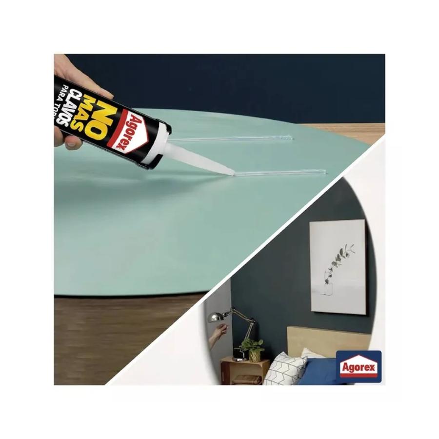 Adhesivo Agorex No Mas Clavos Para Todo Crystal 290 Ml