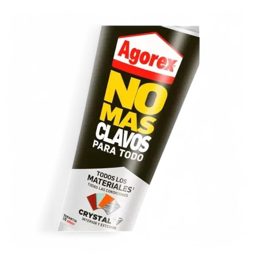 Adhesivo Agorex No Mas Clavos Para Todo Crystal Pomo 90 Ml