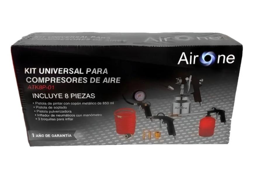 Juego de pistola y 5 boquillas para compresor de aire, Juegos De