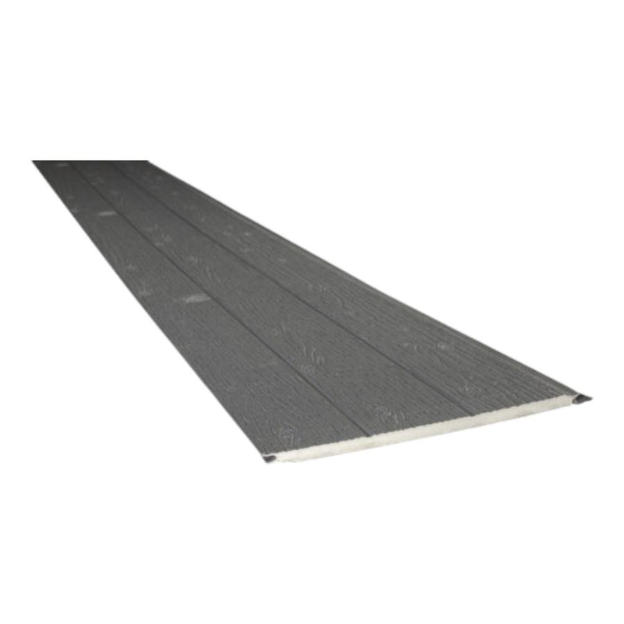 Full Panel Metal Siding Gris 38cm x 3,8m (8) Aislatek