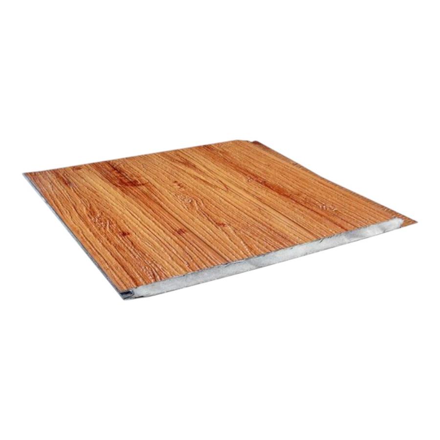 Full Panel Metal Siding Cedro 38cm x 3,8m (8) Aislatek