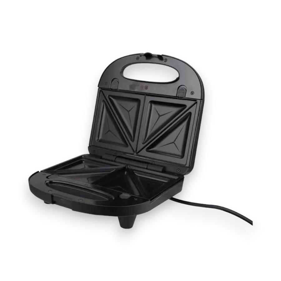 Sandwichera Doble Aiwa 700W Acero Inoxidable Negro