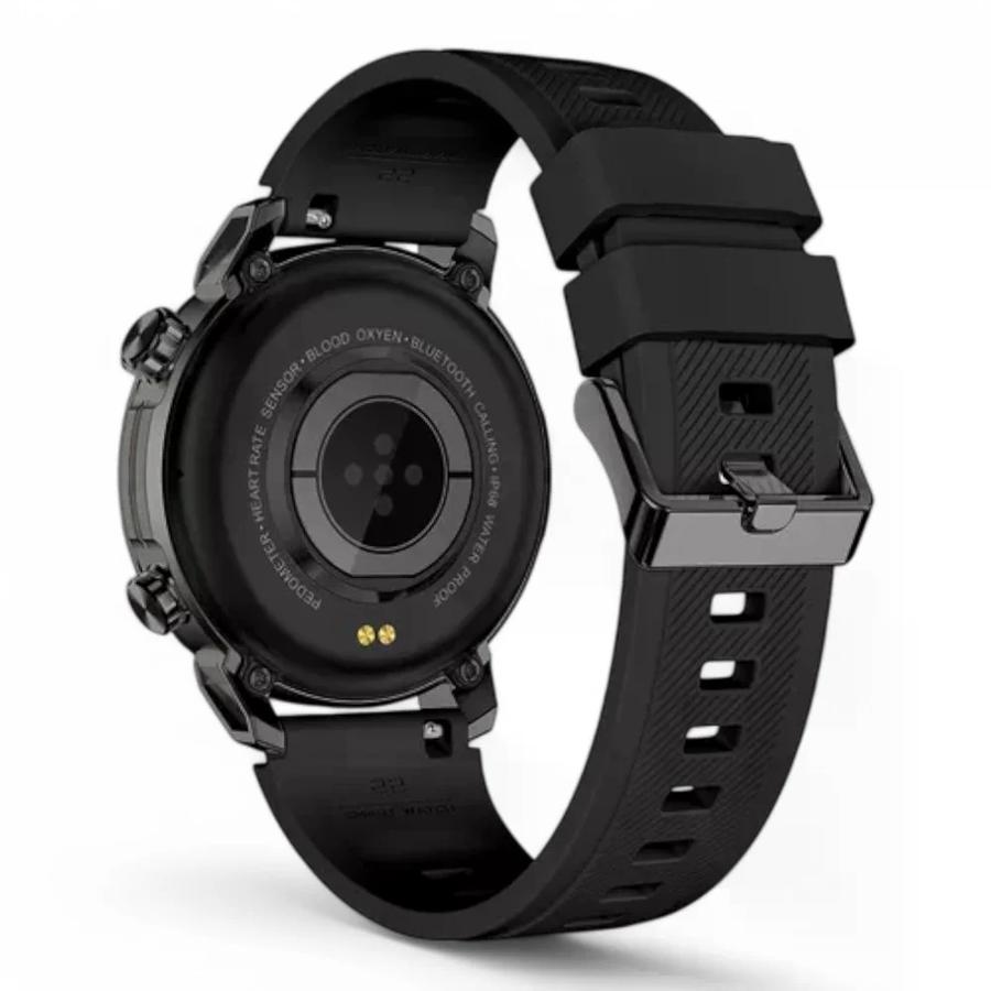 Smartwatch deportivo Aiwa con marco metálico Ip67 Negro