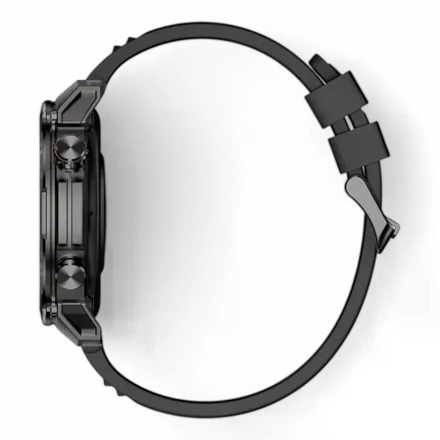 Smartwatch deportivo Aiwa con marco metálico Ip67 Negro