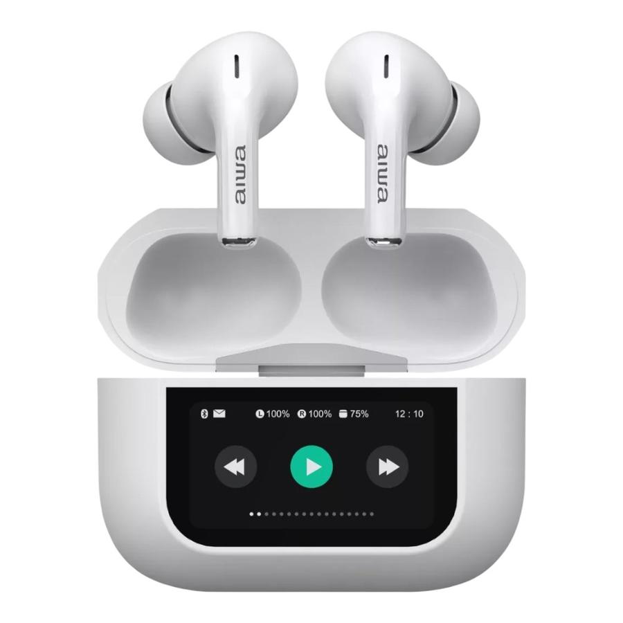 Audifonos Inalambricos Con Pantalla Tactil Aiwa AWTWSGPRO W