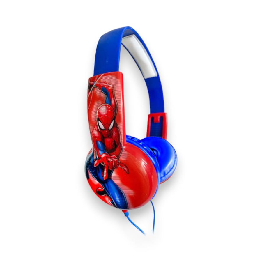 Audifonos Alambricos SpiderMan Mis Primeros Audifonos Rojo