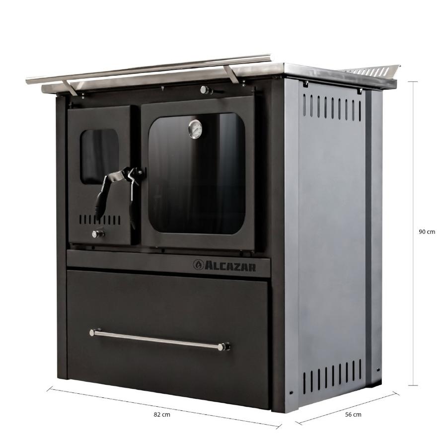 Combo Cocina Alcázar M80 Con Kit Acero 5