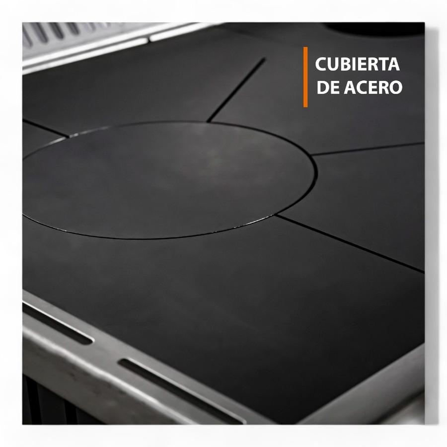 Combo Cocina Alcázar S800 Con Kit Acero 5
