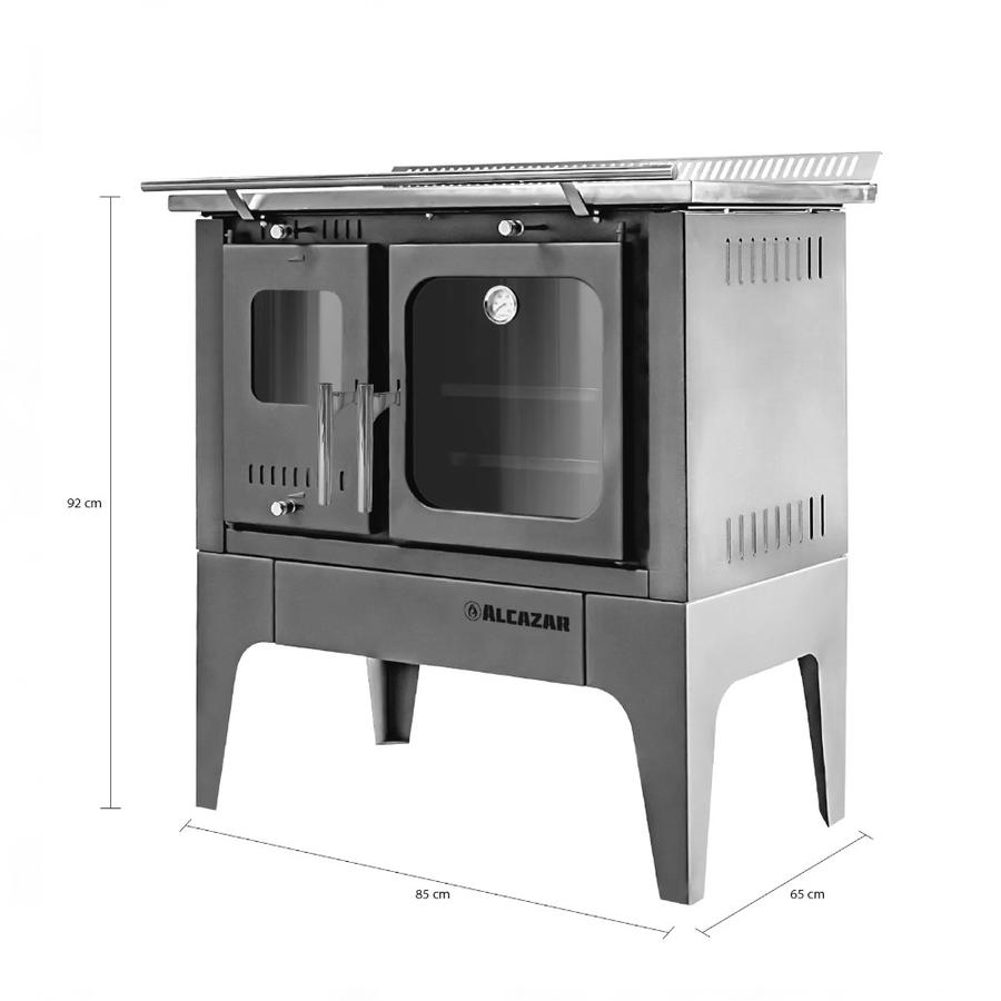 Combo Cocina Alcázar S800 Con Kit Acero 5