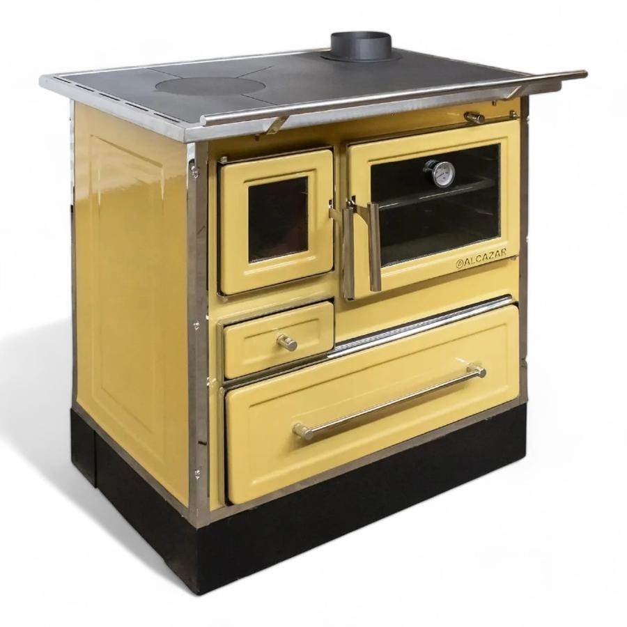 Cocina Leña Alcázar 82X56 Mueble Mz Con Kit 5
