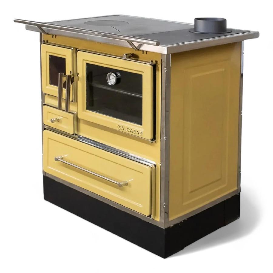 Cocina Leña Alcázar 82X56 Mueble Mz Con Kit 5