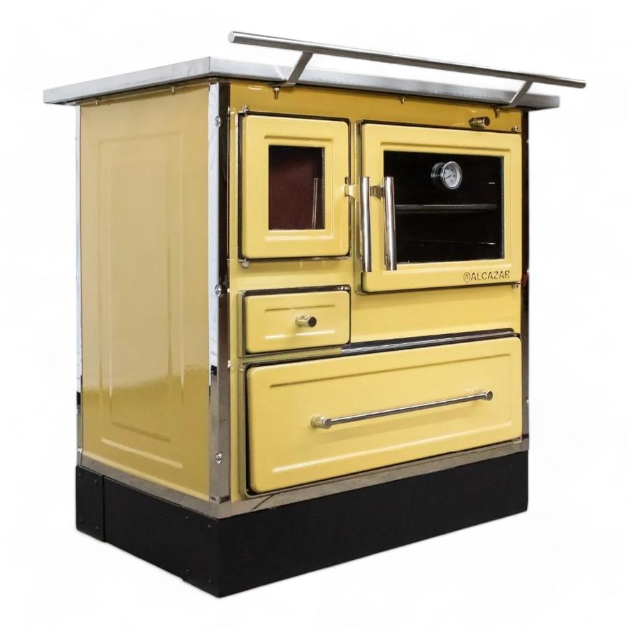 Cocina Leña Alcázar 82X56 Mueble Mz Con Kit 5