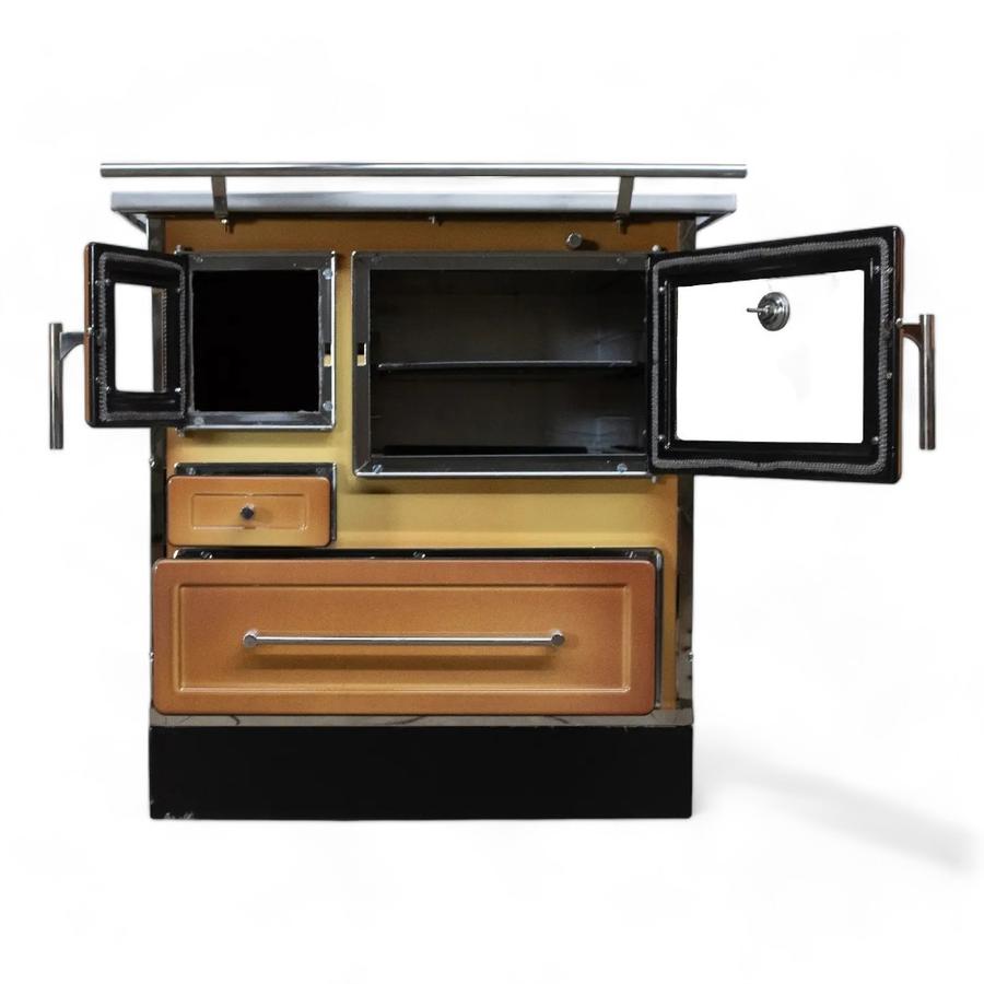 Cocina Leña Alcázar 82X56 Mueble Mz Con Kit 5
