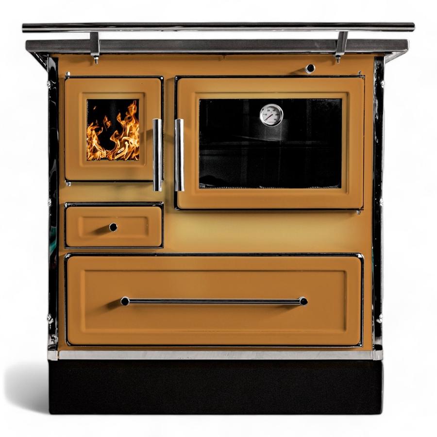 Cocina Leña Alcázar 92X62 Mueble Mz Con Kit 6