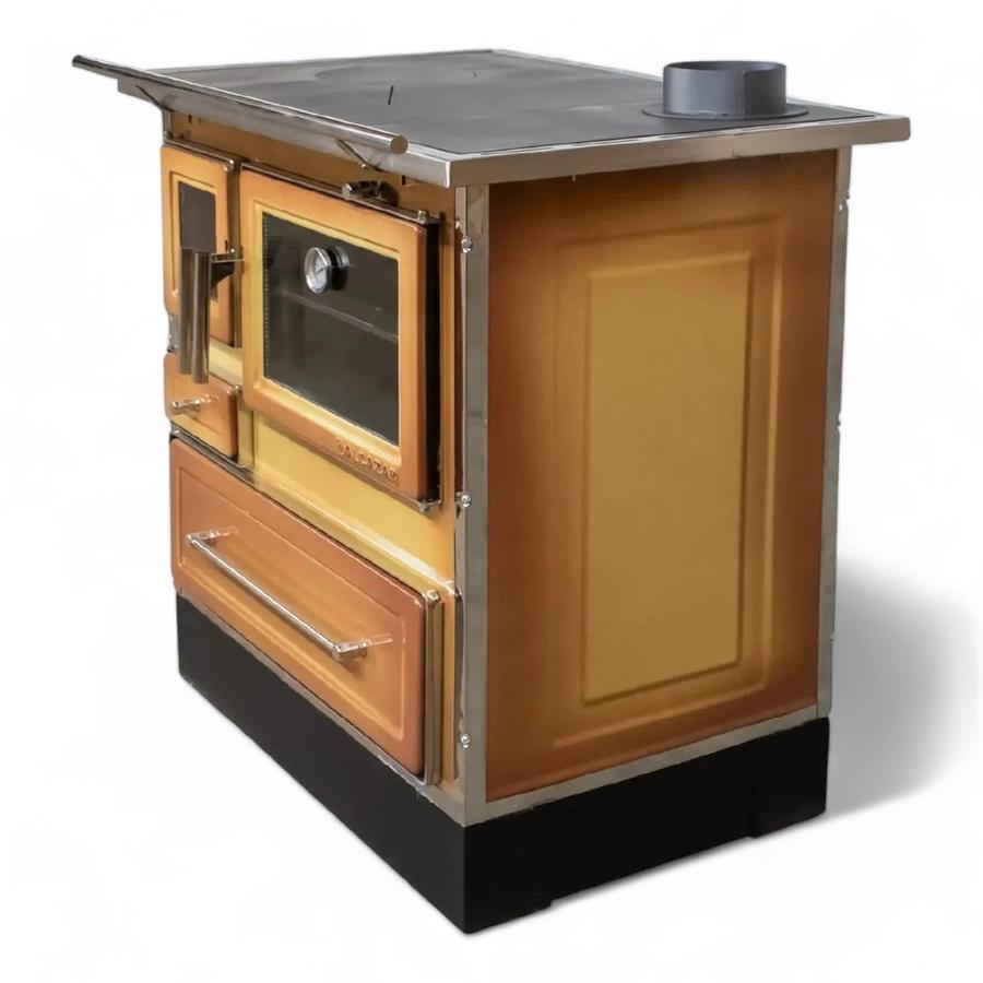 Cocina Leña Alcázar 92X62 Mueble Mz Con Kit 6