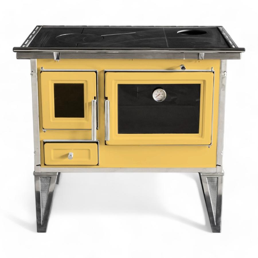 Cocina Leña Alcázar 72X56 L70 Con Kit Caño 5