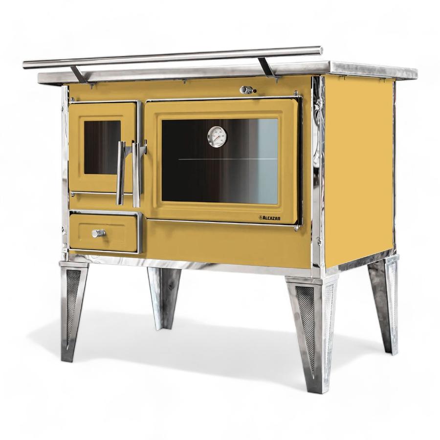 Cocina Leña Alcázar 72X56 L70 Con Kit Caño 5