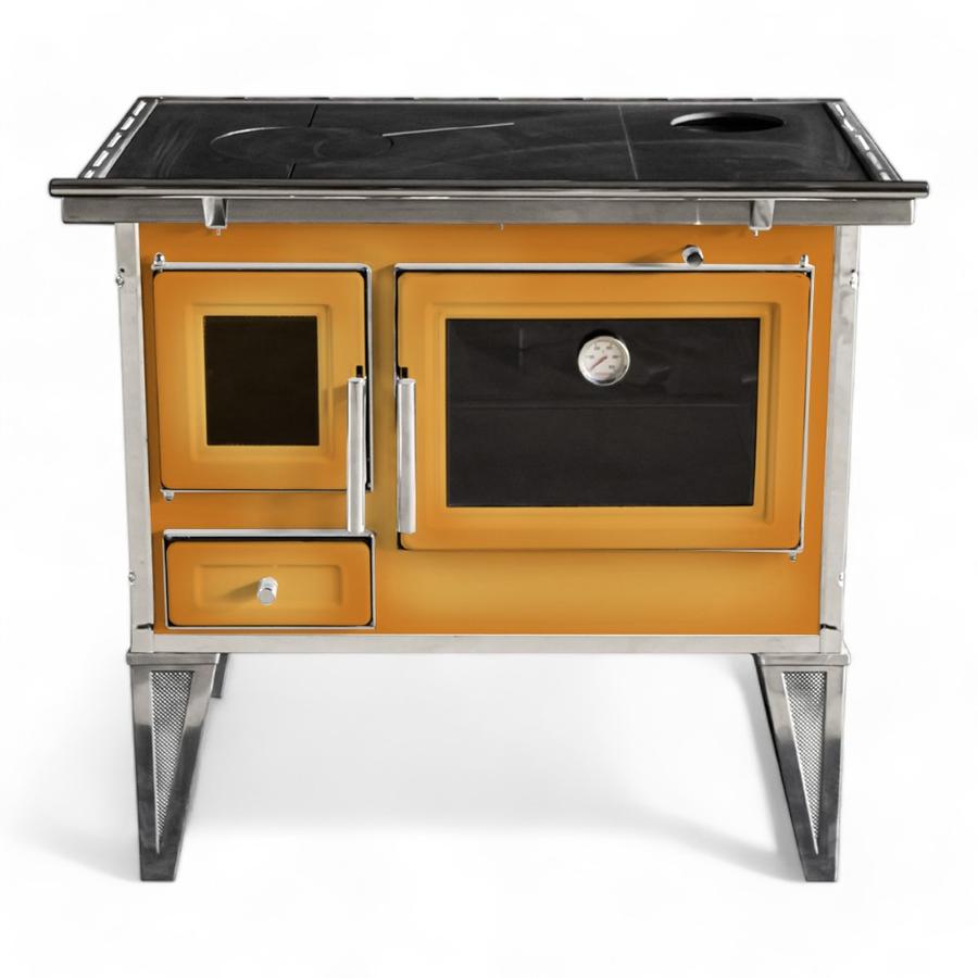 Cocina Leña Alcázar 72X56 L70 Con Kit Caño 5